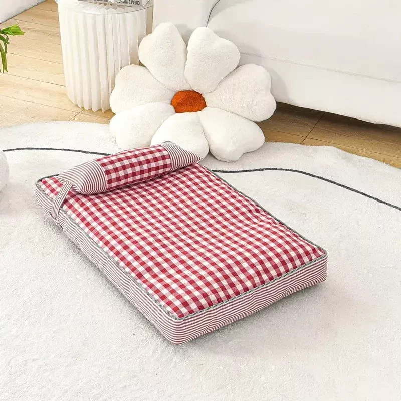 Lit 100x68x8 cm pour animaux de compagnie - Panier moelleux