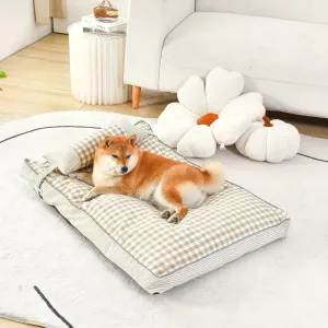 Lit 100x68x8 cm pour animaux de compagnie - Panier moelleux