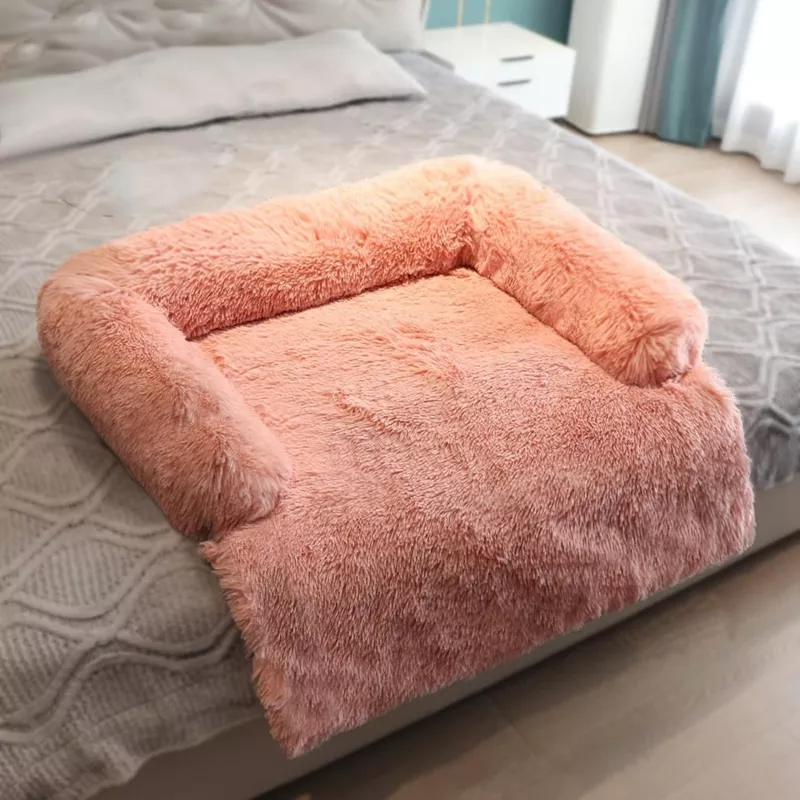 Niche d'angle pour animaux de compagnie - 105x95x20 cm Couleur Rose