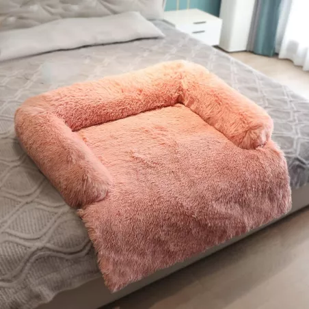 Niche d'angle pour animaux de compagnie - 105x95x20 cm Couleur Rose