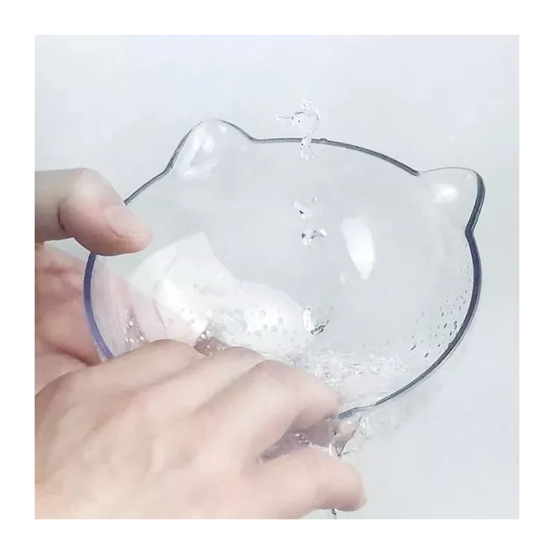 Mangeoire à nourriture et eau - Distributeur automatique Couleur Gris