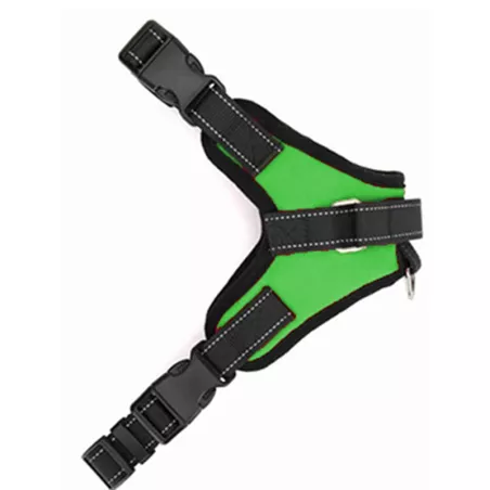 Harnais réglable intelligent pour chien - Sécurité et confort Couleur Vert Taille XL