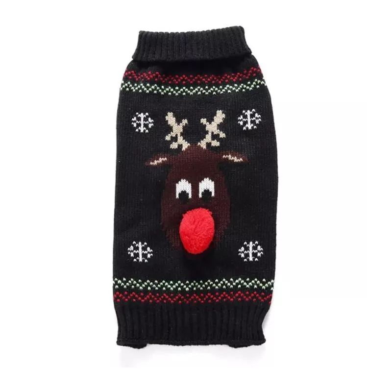 Pull de Noël pour chien - Vêtement festif Taille L