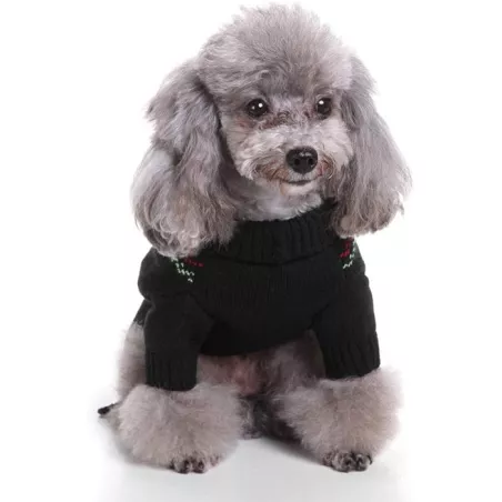 Pull de Noël pour chien - Vêtement festif Taille L