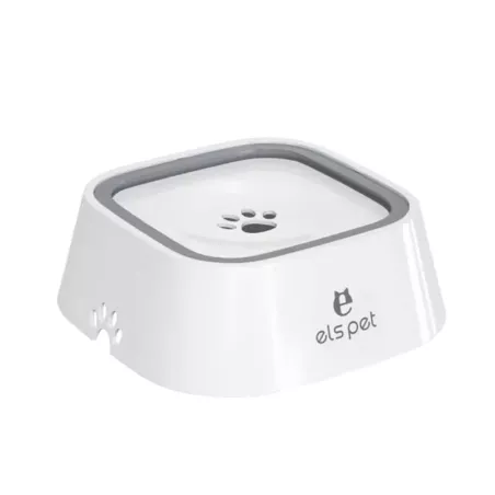 Bol anti-débordement 1L pour animaux de compagnie Couleur Blanc