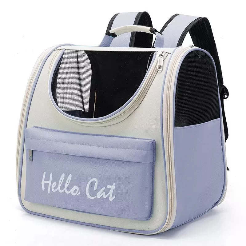 Sac de transport pour animaux de compagnie, caisse de transport Couleur Bleu
