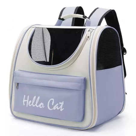 Sac de transport pour animaux de compagnie, caisse de transport Couleur Bleu