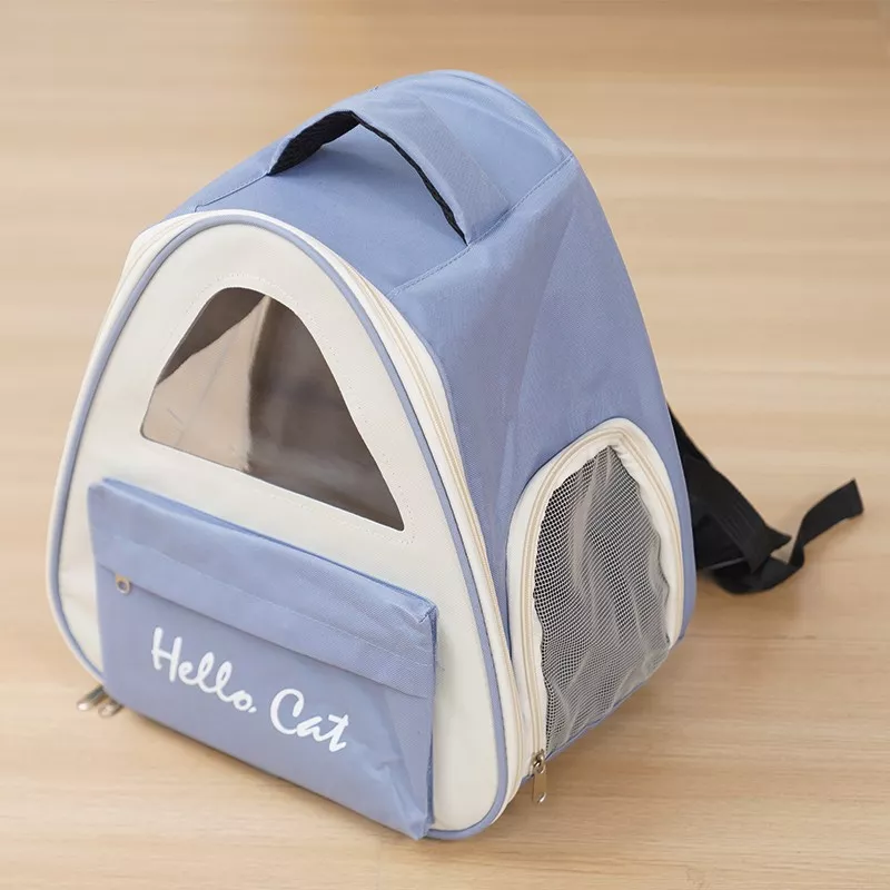 Sac de voyage pour animaux de compagnie - Caisse de transport Couleur Bleu