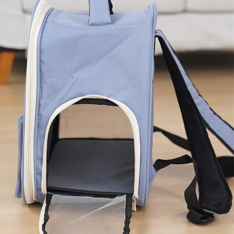 Sac de voyage pour animaux de compagnie - Caisse de transport Couleur Bleu