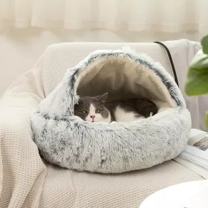 Lit rond et moelleux pour Chats