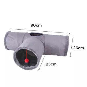 Tunnel pour chats - Jouet interactif